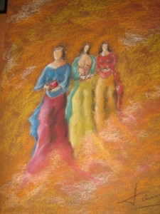 Κλωθώ-Λάχεσιs-Ατροποs ( Τρείs Μοίρεs)