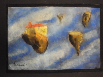 ΜΕΤΕΩΡΑ - ΜΙΚΤΗ ΤΕΧΝΙΚΗ ΜΕ ΠΑΣΤΕΛ