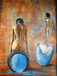 Γυναίκες (Digital foto και παστέλ)